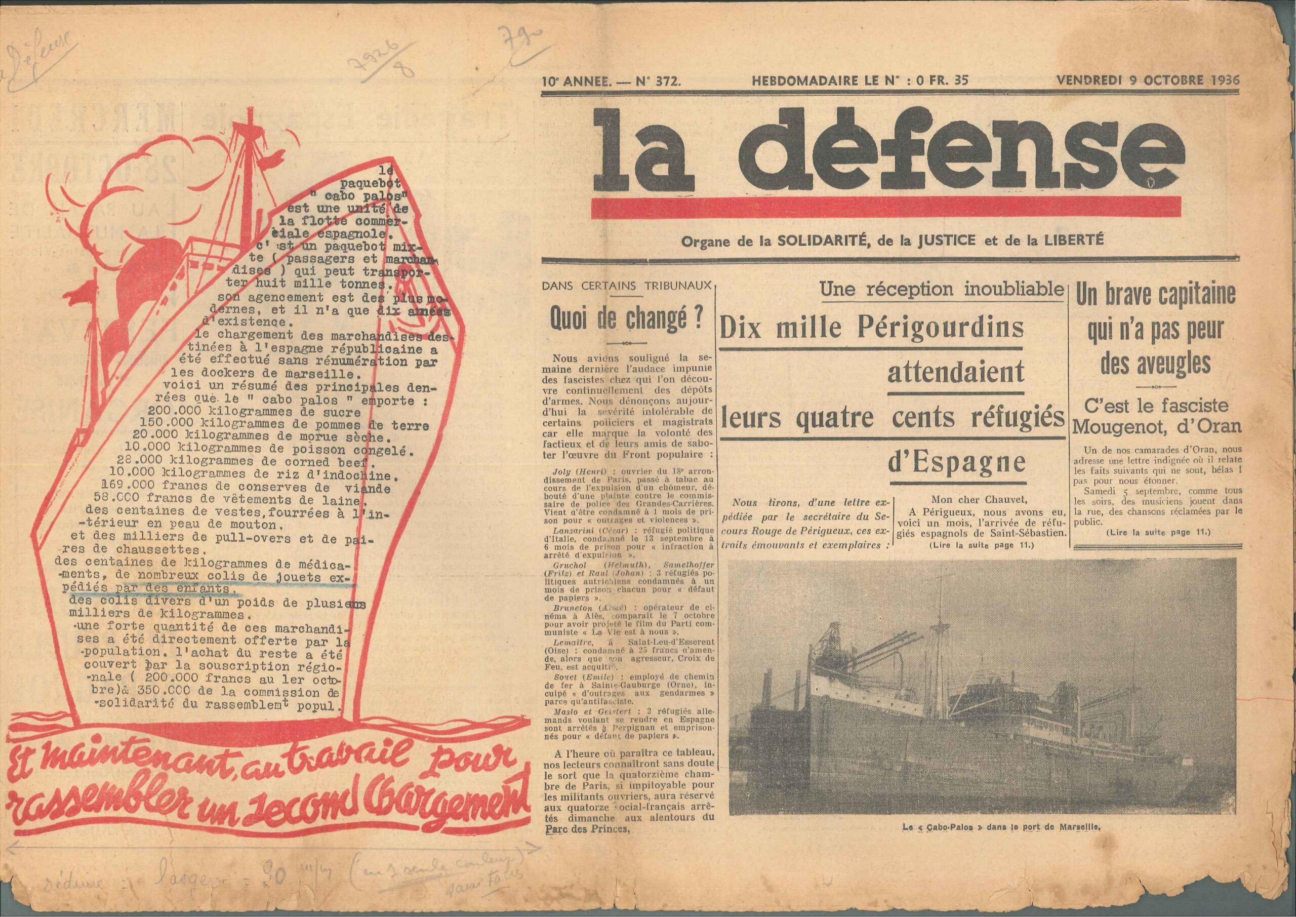 La Défense archives du SPF, en ligne sur Gallica 