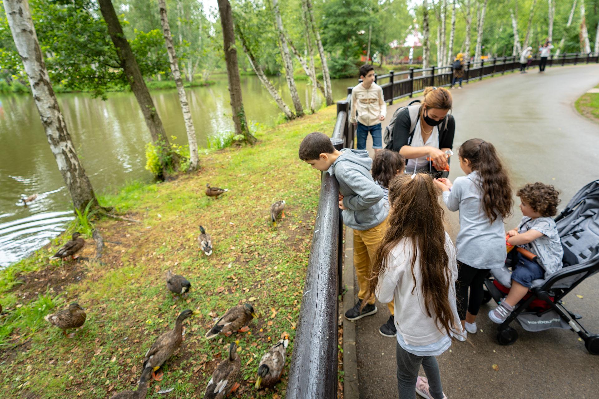 Des jeux et un moment passé dans la nature. Les enfants adorent.