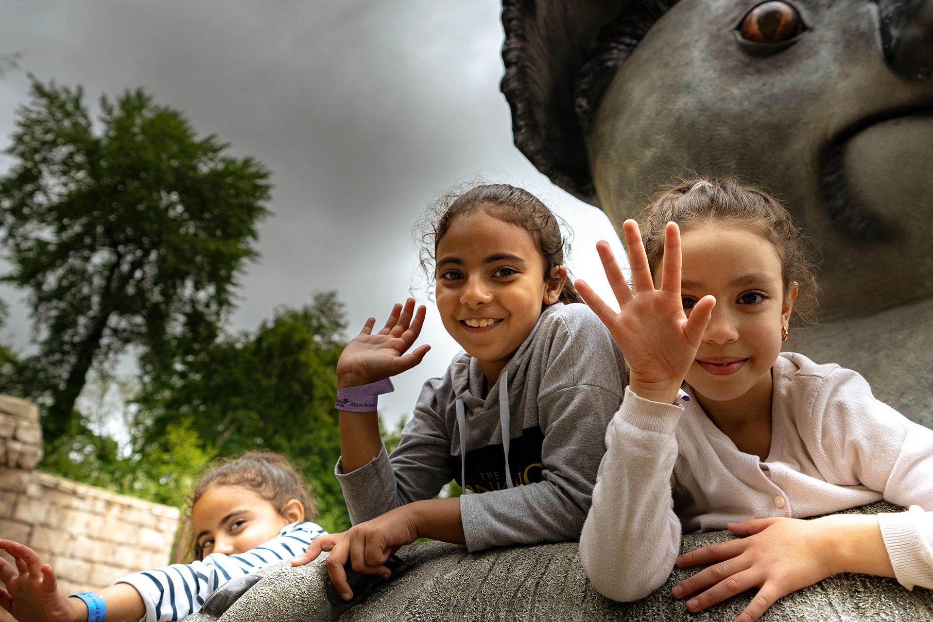 Un grand bol d'air pour 550 personnes, ce mardi 1er juillet, parmi les attractions et les manèges.