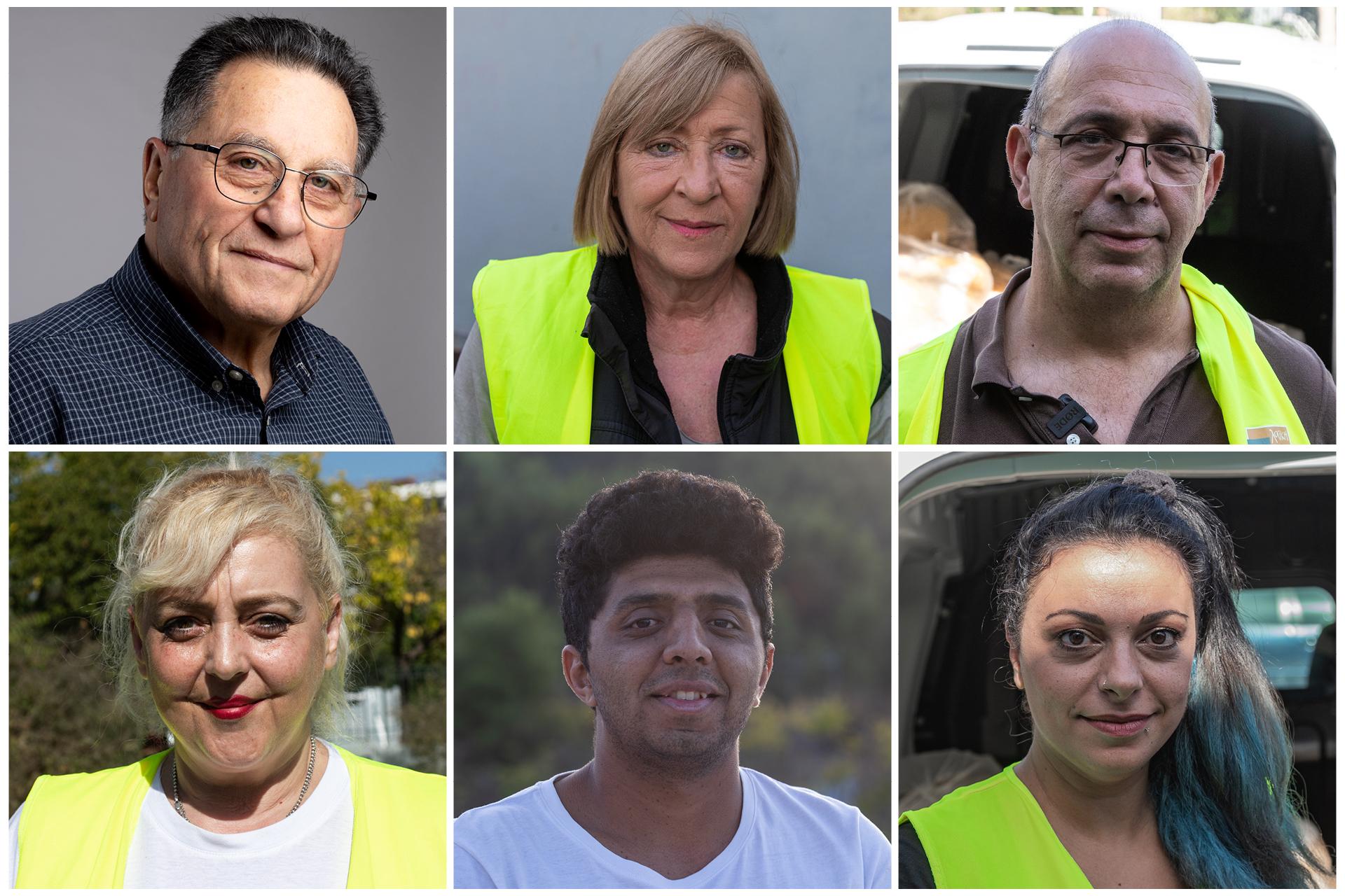 Quelques bénévoles de SPG : (de gauche à droite et de haut en bas) : Haïk, Rena, Xénophon, Katerina, Reza et Anastasia.
Grèce : l’irremplaçable solidarité populaire