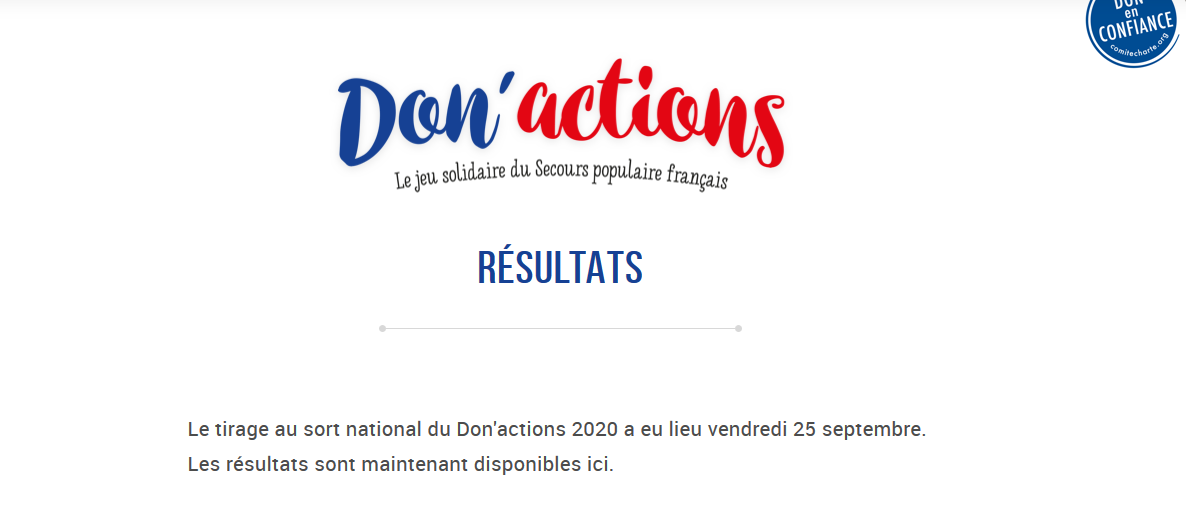 Lien vers le site du Don'actions