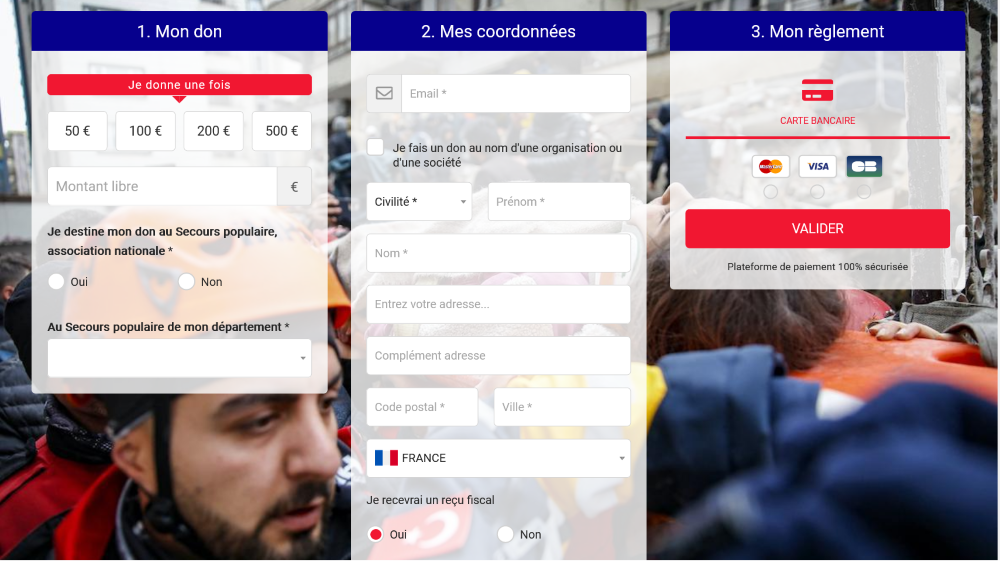 Le Secours populaire français a lancé une collecte populaire pour apporter de l’aide dans la durée aux sinistrés de Syrie et de Turquie. Pour faire un don, cliquez sur l'image ci-dessus.