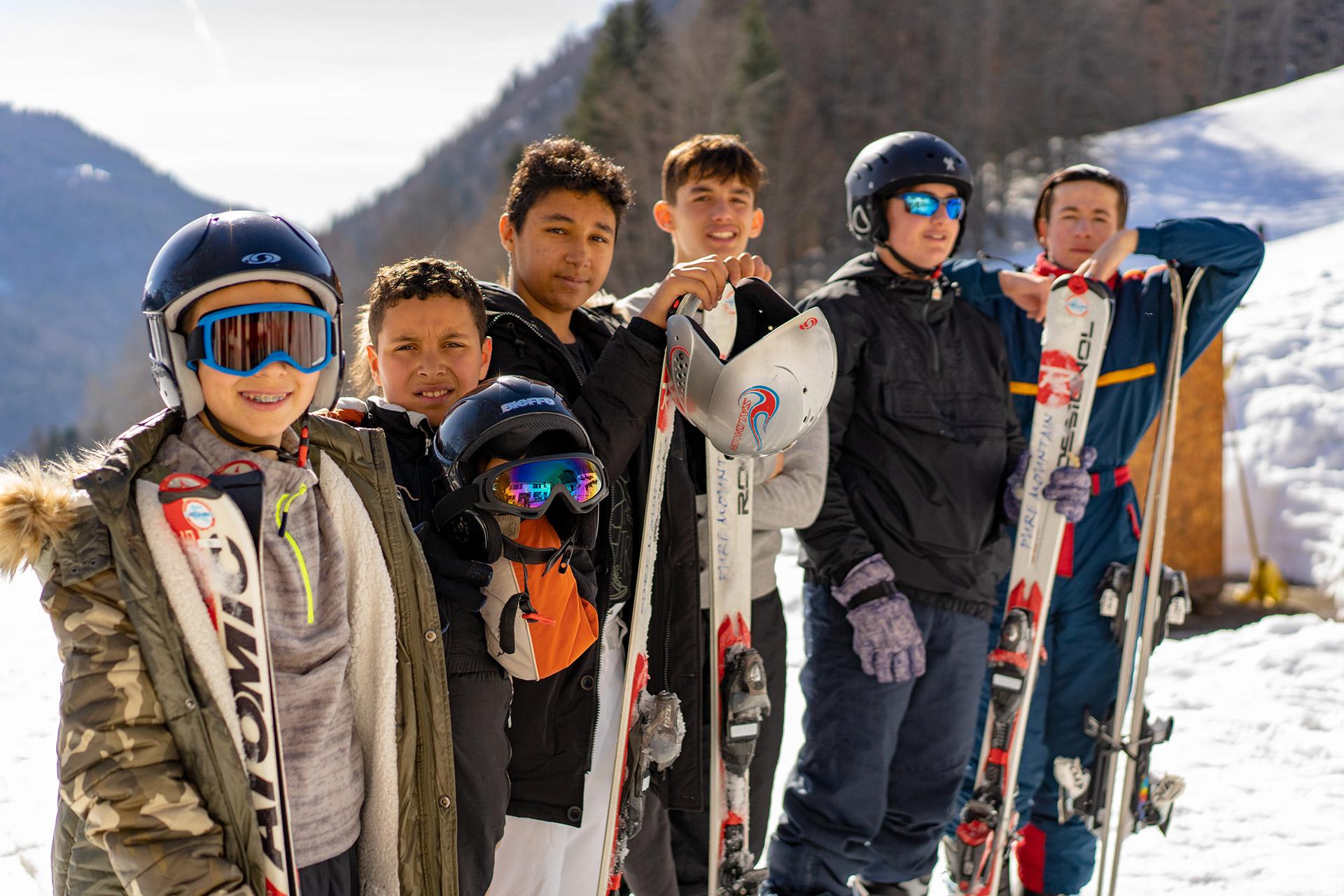 Les adolescents ont profité d'un séjour à la montagne pour faire du sport tous les jours et se faire des amis.