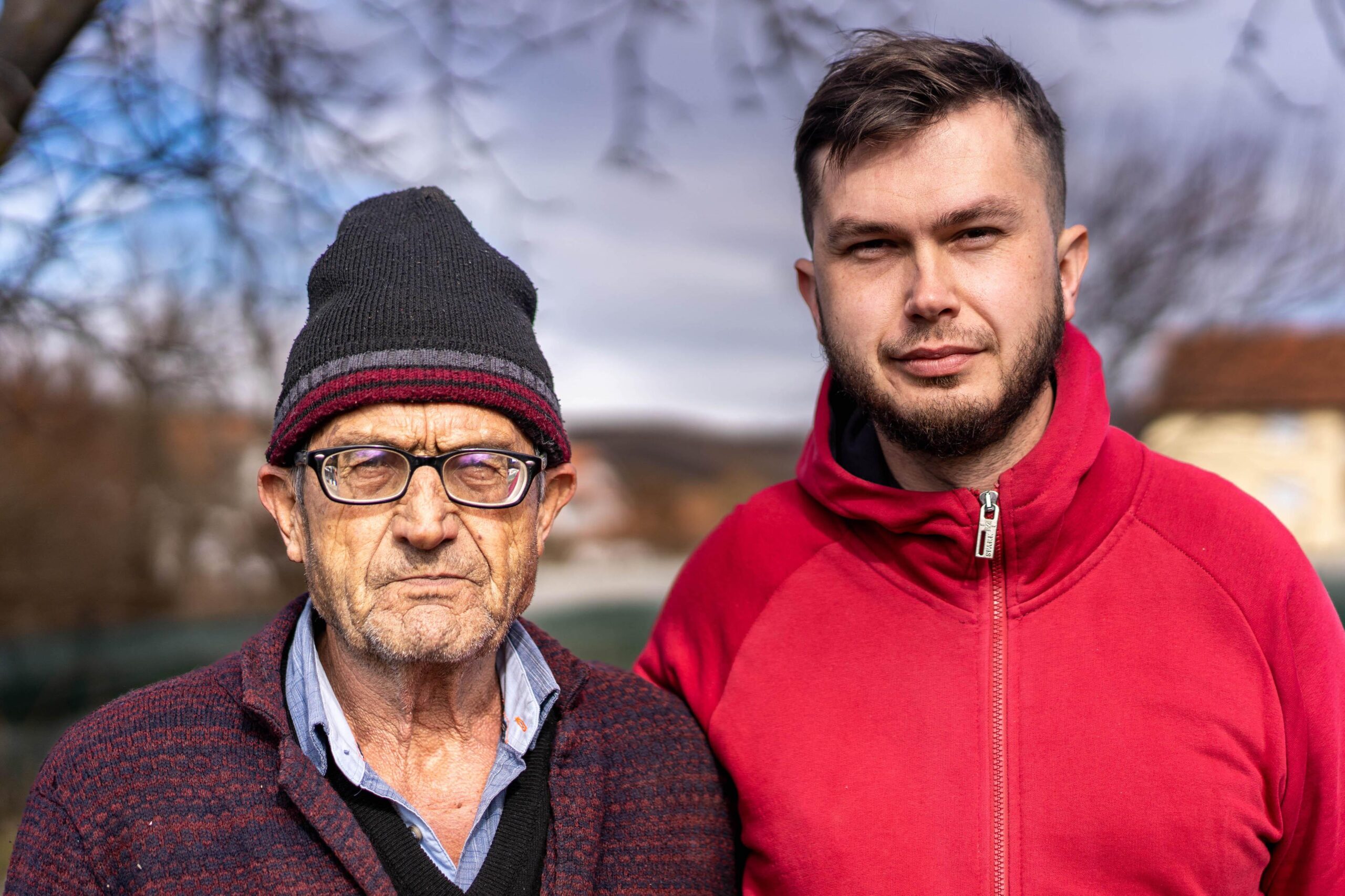 Mexhit et son fils Endrit – Village de Samadrexhë, Kosovo, février 2022
Kosovo : A Vushtrri, la solidarité se cultive sous serre