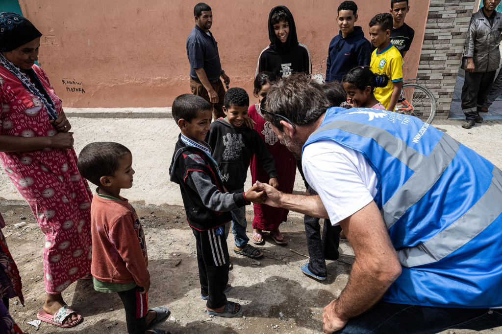 aide d'urgence au Maroc. nos actions dans le monde