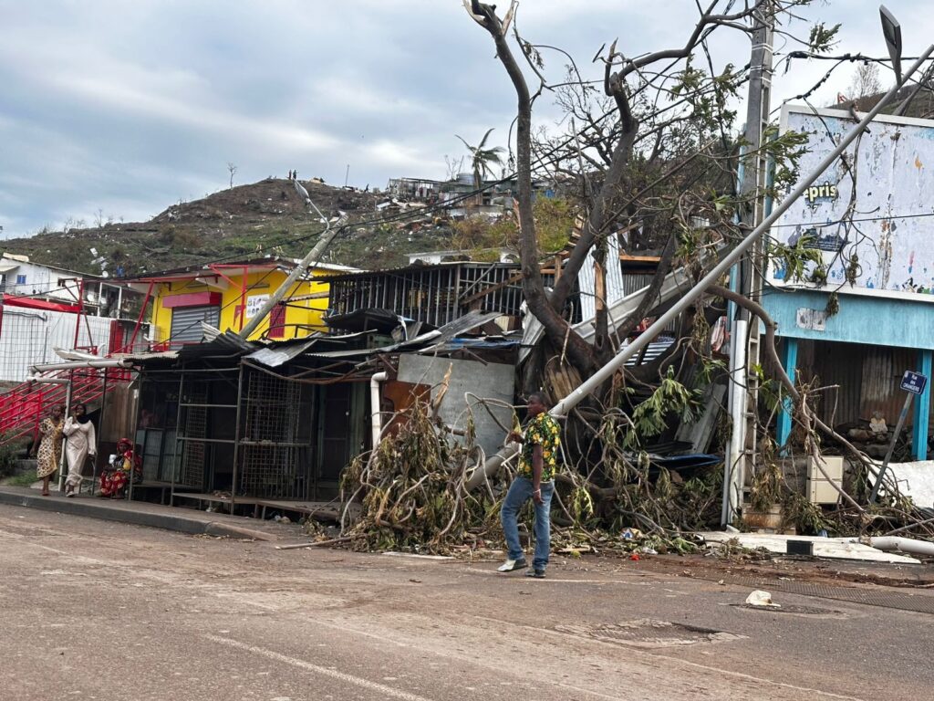 Reportage effectué à Mayotte par notre partenaire après le passage du cyclone Chido.