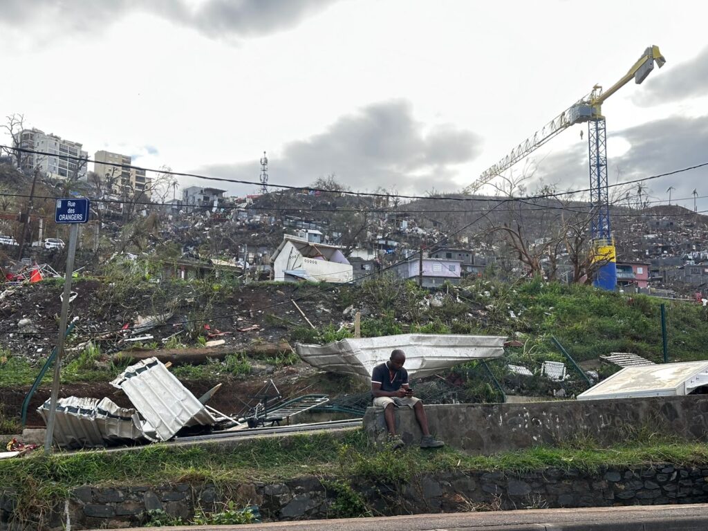 Reportage effectué à Mayotte par notre partenaire après le passage du cyclone Chido.