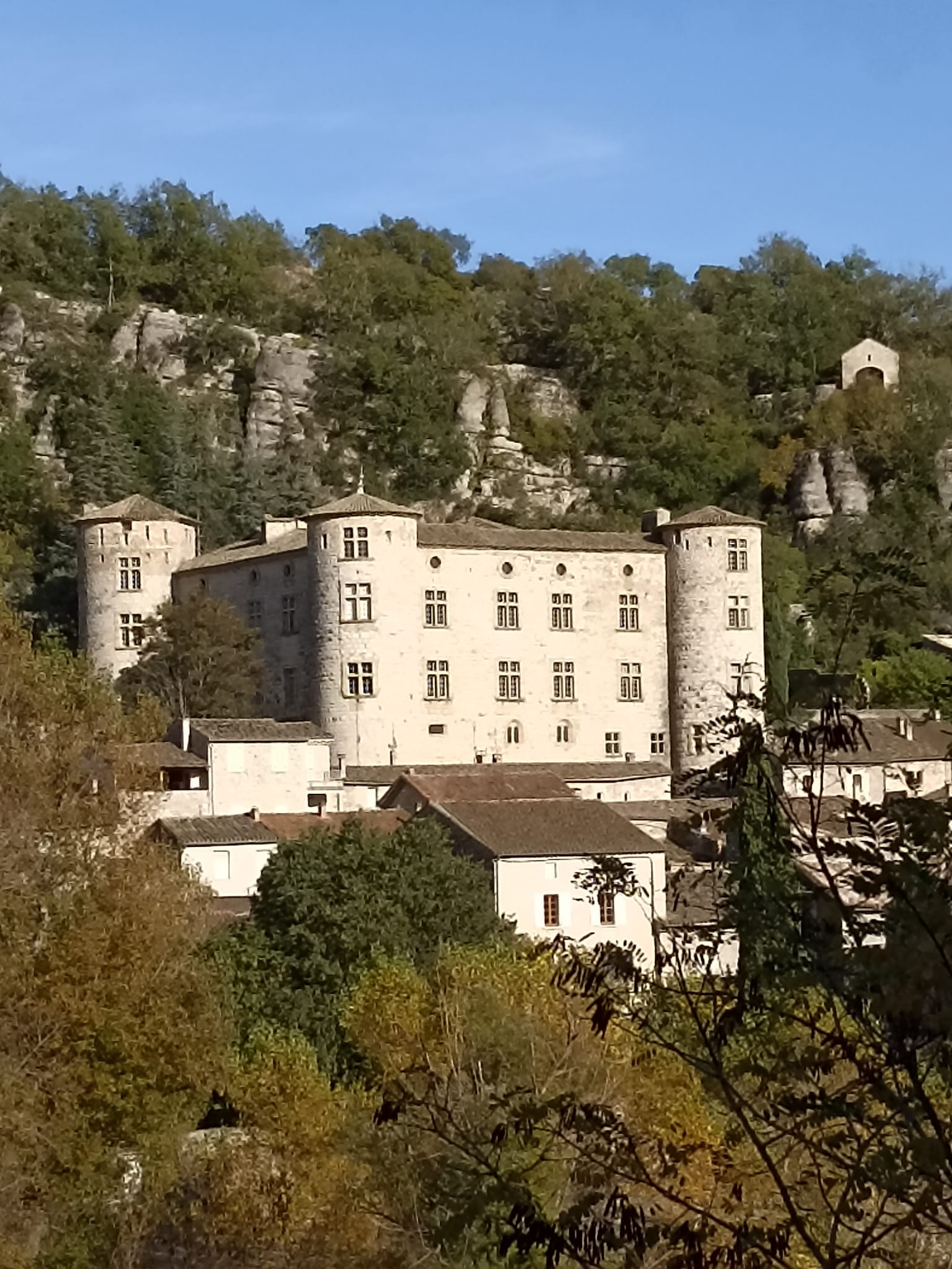 Vue du château Vogüé ©Colette