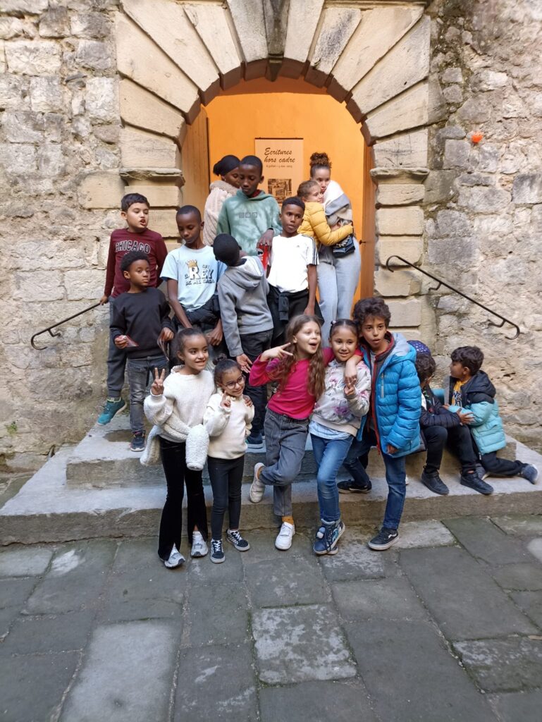 Des enfants ravis de leur petit séjour en Ardèche ©Colette