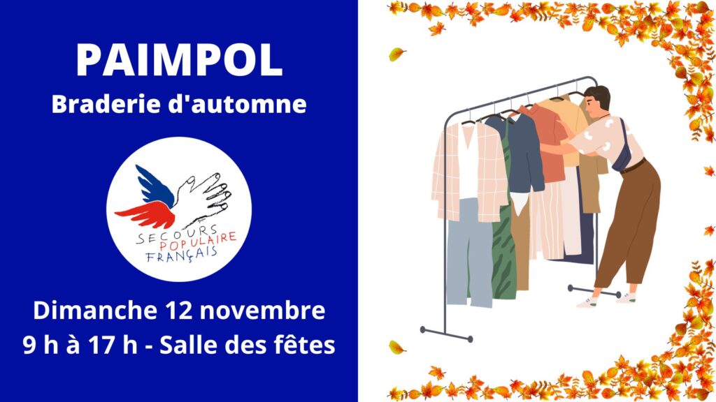 RDV le dimanche 13 novembre, de 9 h à 17 h, salle des fêtes, Quai Pierre Loti