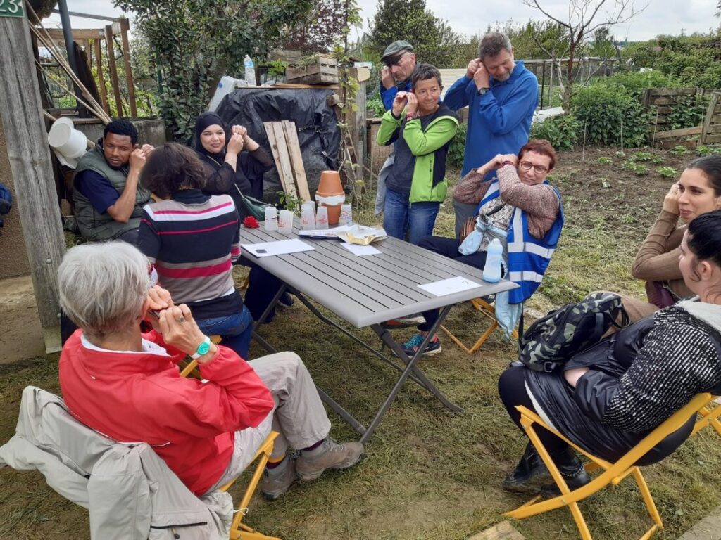 Atelier de nutrition au jardin solidaire