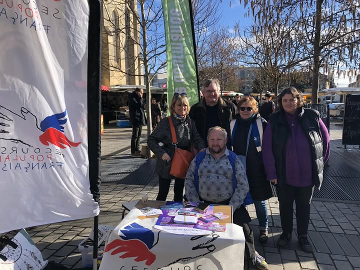 Collecte Don'actions sur le marché de Mérignac