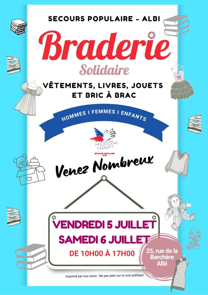 Braderie solidaire Albi