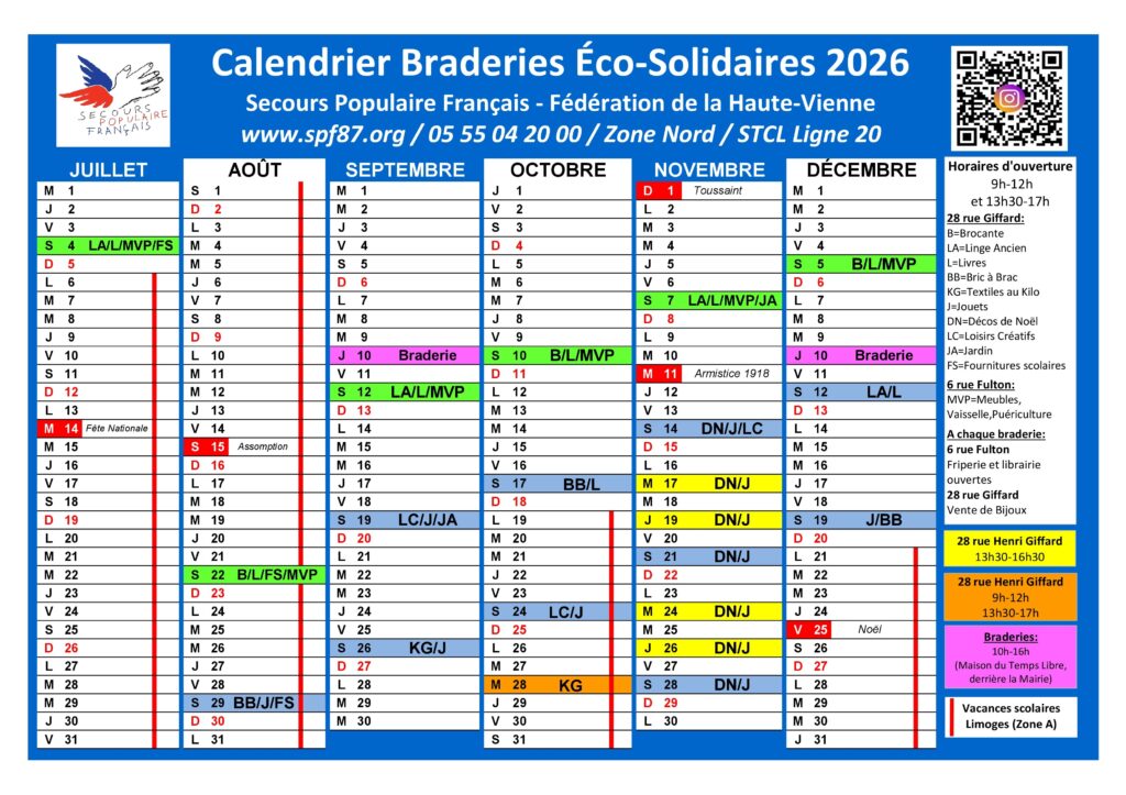 De Juillet à Décembre 2026
